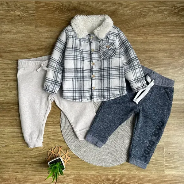 Набір теплий сорочка і 2 пари штанів