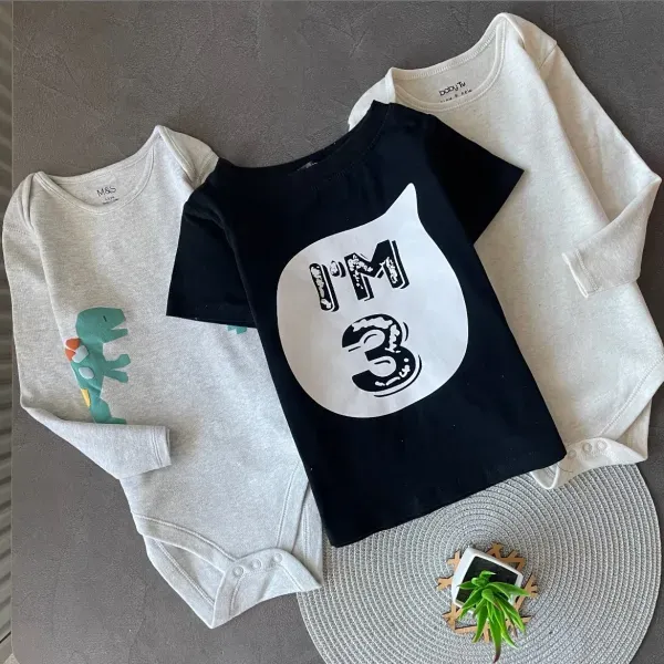 Набір дитячий з боді і футболки