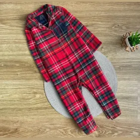 Піжамка-ромпер новорічний