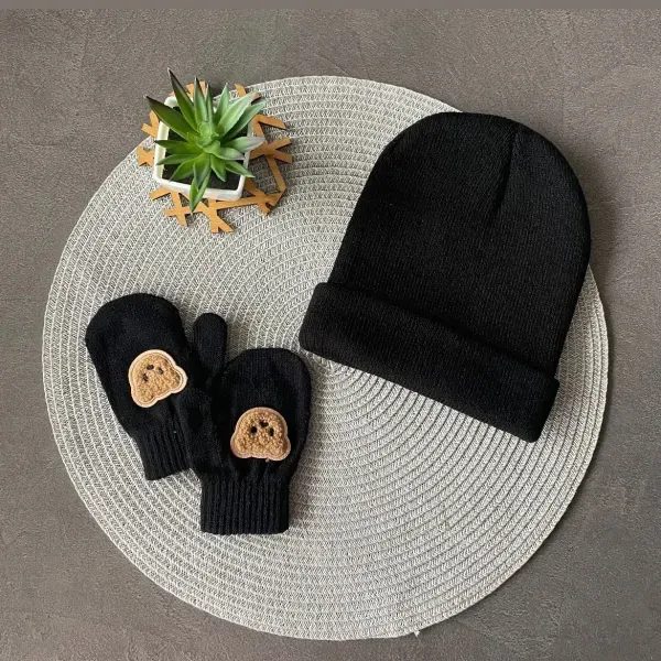 Шапка з рукавичками